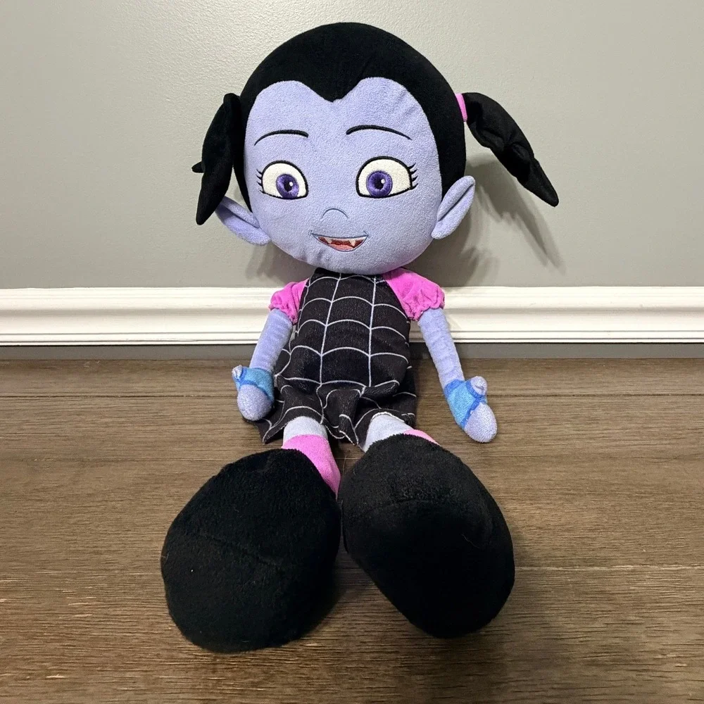 Disney Junior Vampirina Vee Plush Stuffed Animal Toy Spiderweb Dress LARGE HTF
